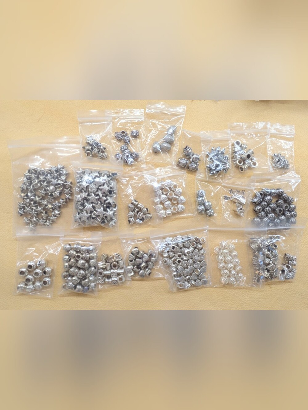 1.6 Lbs Of Quality Metal Bead and Spacer Assortment for Jewelry & Accessories
